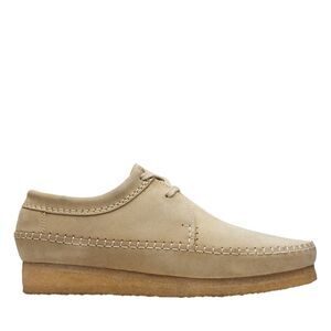 Clarks Mens Weaver Beige Shoes (NWT)